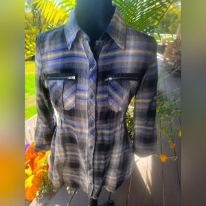 Hang Ten 100% cotton Flannel top